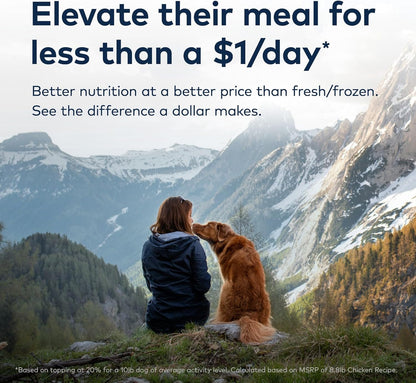 Peak Air-Dried Dog Food – Beef - All Natural, High Protein, Grain Free, Limited Ingredient W/ Superfoods (16Oz)